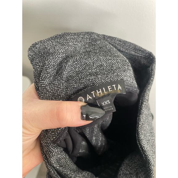 Athleta Herringbone Leggings Size XXS Grey Mercer Pants Business Casual - Picture 8 of 12